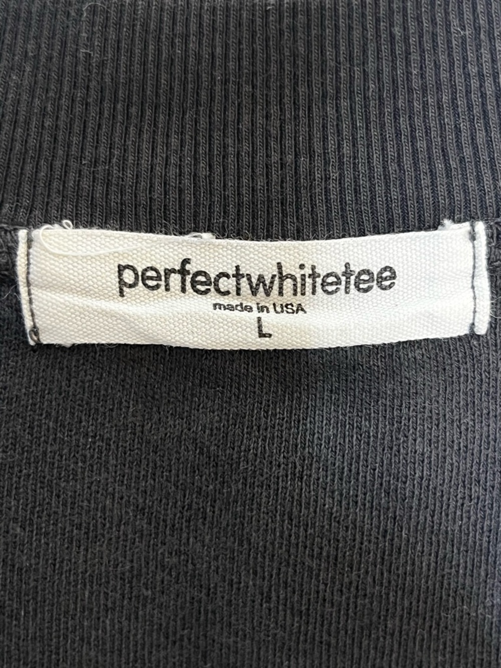 perfectwhitetee Black V-Neck Pullover Sweatshirt - Picture 3 of 4